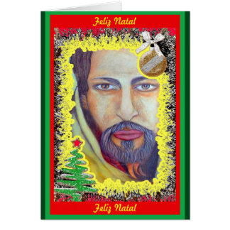 Cartão Cristo Natalino