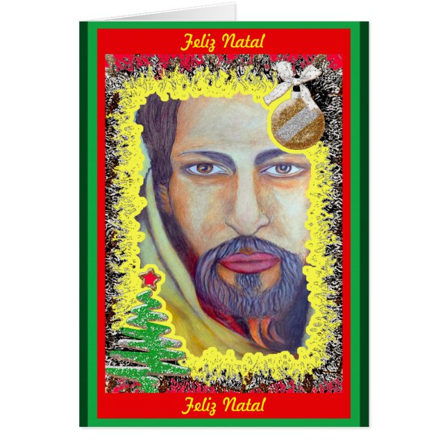 Cartão Cristo Natalino (Frente)