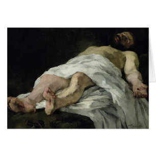 Cartão Cristo tomado para baixo da cruz, 1874