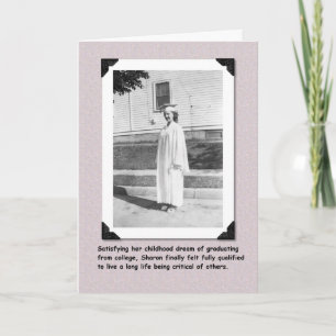 Cartão Critical Graduation - FUNNY