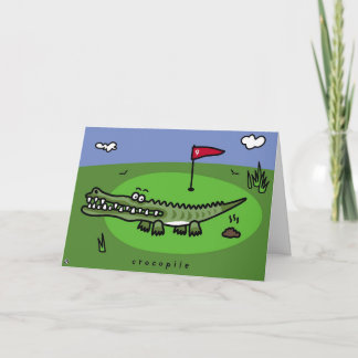 Cartão crocopile