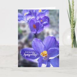 Cartão Crocus com Simpatia Coração Foto