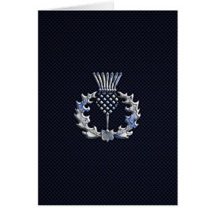 Cartão Cromo com Impressão de fibra de carbono