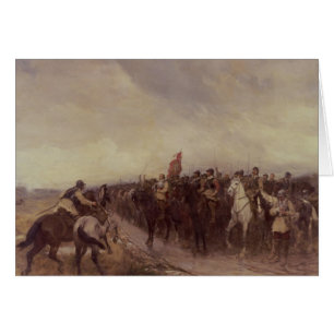 Cartão Cromwell em Dunbar, 1650