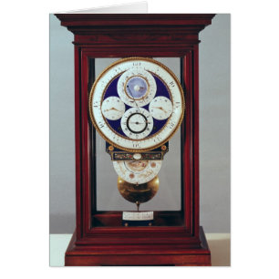 Cartão Cronometre com quatro seletores e os sinais do