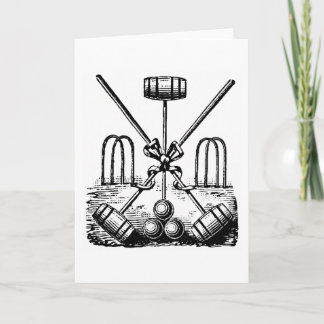Cartão Croquet