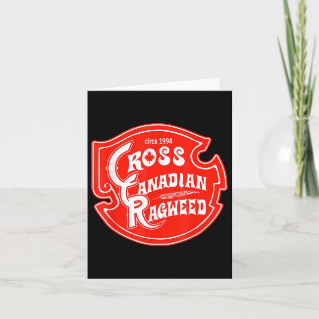 Cartão Cross Canadian Ragweed (Frente)