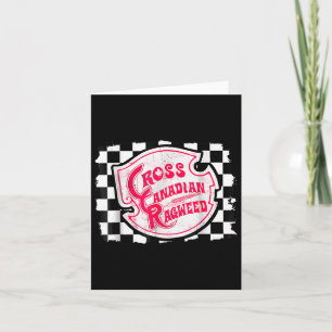 Cartão Cross Canadian Ragweed Checkers Concert 2025