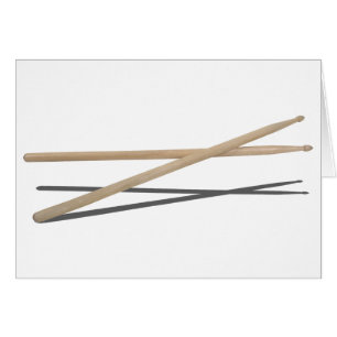 Cartão CrossedDrumSticks042211