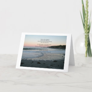 Cartão "Crossing the bar"