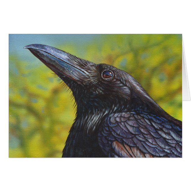 Cartão Crow Primavera Sky (Frente Horizontal)