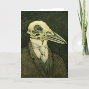 Cartão Crow Skull Card