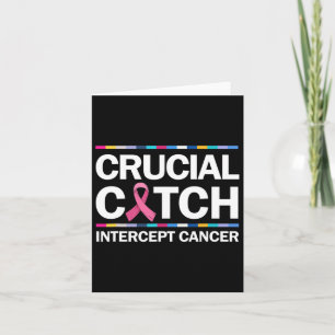 Cartão Crucial Um Interceptor De Capturas Cancer De Mama 