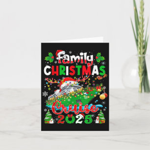 Cartão Cruise de Natal da Família 2025 Matching Family Cr