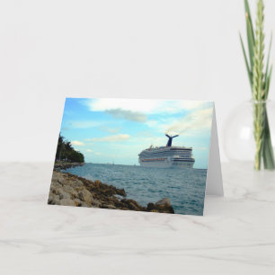 Cartão ~Cruise Ship~ GREETING CARD, PERSONALIZE