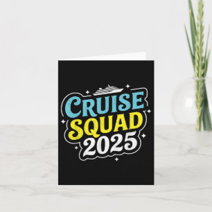 Cartão Cruise Squad 2025 Matching Family Group Summer Vac