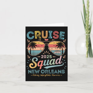 Cartão Cruise Squad 2025 New Orleans Family Group Matchin