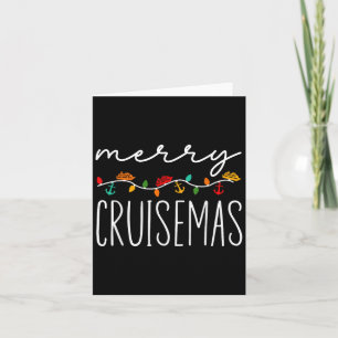 Cartão Cruisemas de feliz Cruise Mas Cruise de Natal