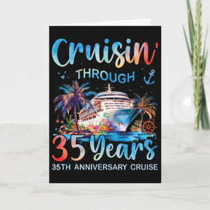 Cartão Cruisin Através de 35 Anos 35º Cruise Aniversário
