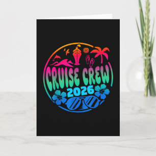 Cartão Cruisin Crew 2026 Cruzeiro Família Amigos Férias M