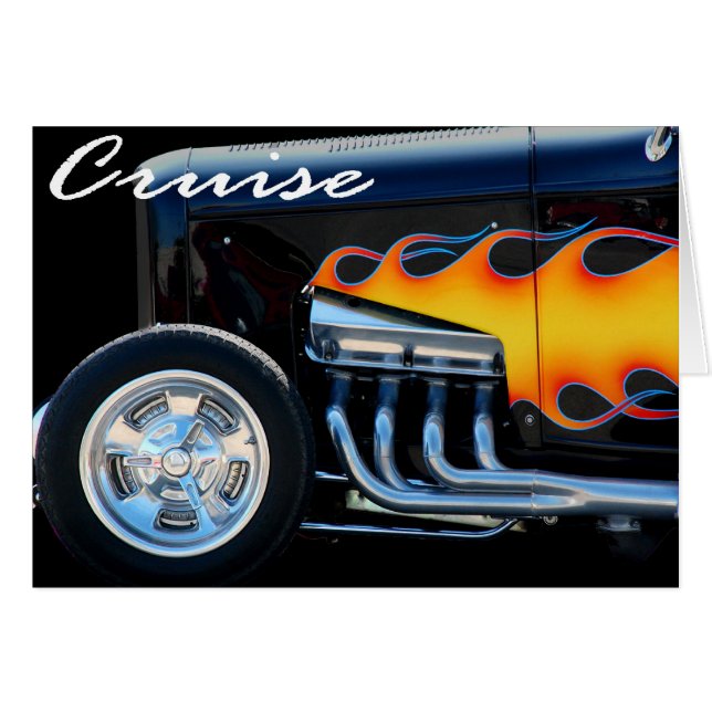 Cartão Cruisin Roadster (Frente Horizontal)