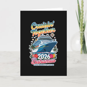 Cartão Cruisin Together 2026 Hamas Família Combinando 