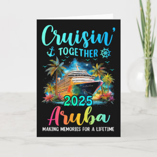 Cartão Cruisin' Together Aru 2025 Cruzeiro de Férias em F