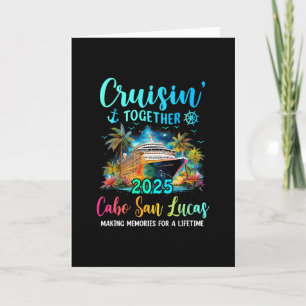 Cartão Cruisin' Together Cabo San Lucas 2025 Cruzeiro Fam