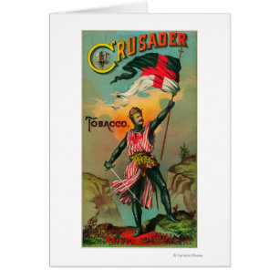 Cartão Crusader Cigarro LabelPetersburg, VA