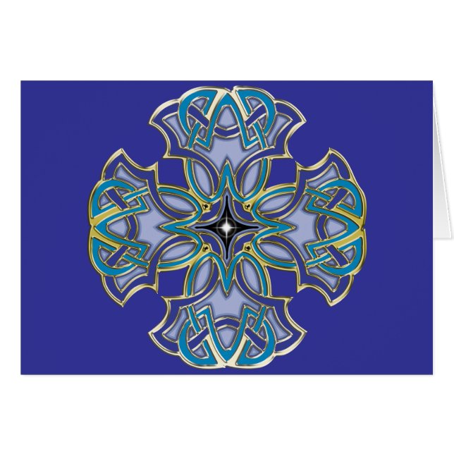 Cartão Cruz celta 5 (Frente Horizontal)