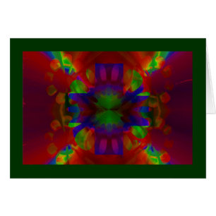 Cartão Cruz da luminosidade