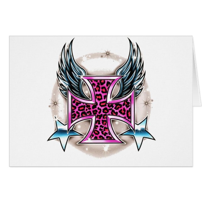 Cartão Cruz do ferro (Frente Horizontal)