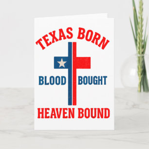 Cartão Cruz Nascido no Texas, Sangue Comprado, Limites do