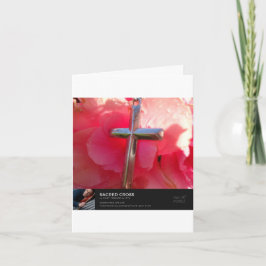Cartão Cruz Sagrada