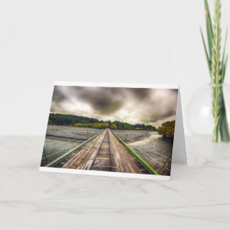 Cartão Cruzamento da ponte - lago Tekapo Nova Zelândia: