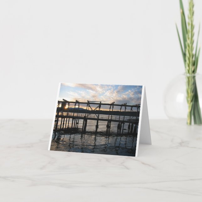 Cartão Cruzamento de balsa da ilha de Lummi (Frente)