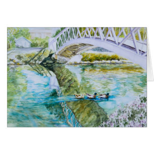 Cartão Cruzamento do canal