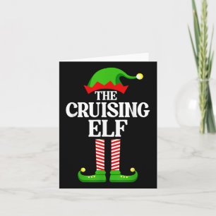 Cartão Cruzando o Grupo de Combinação da Família Elf Engr