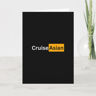 Cartão Cruzeiro Asiático - Y Cruising Presentes de Boa Vi