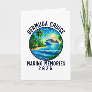 Cartão Cruzeiro das Bermudas do Grupo de Amigos 2026 Famí