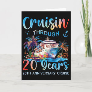 Cartão Cruzeiro de 20 Anos de Aniversário de 20 Anos T