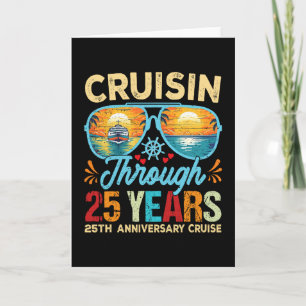 Cartão Cruzeiro de Aniversário de 25 Anos de Casamento Cr