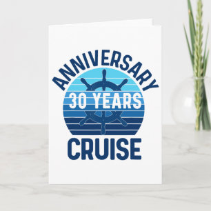 Cartão Cruzeiro de Aniversário de Casamento de 30 Anos Ca