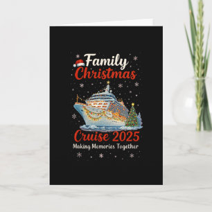 Cartão Cruzeiro de Natal em Família 2025 Barco Feliz Crui