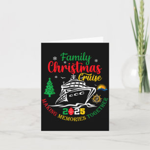 Cartão Cruzeiro de Natal em Família 2025 Criando Memórias
