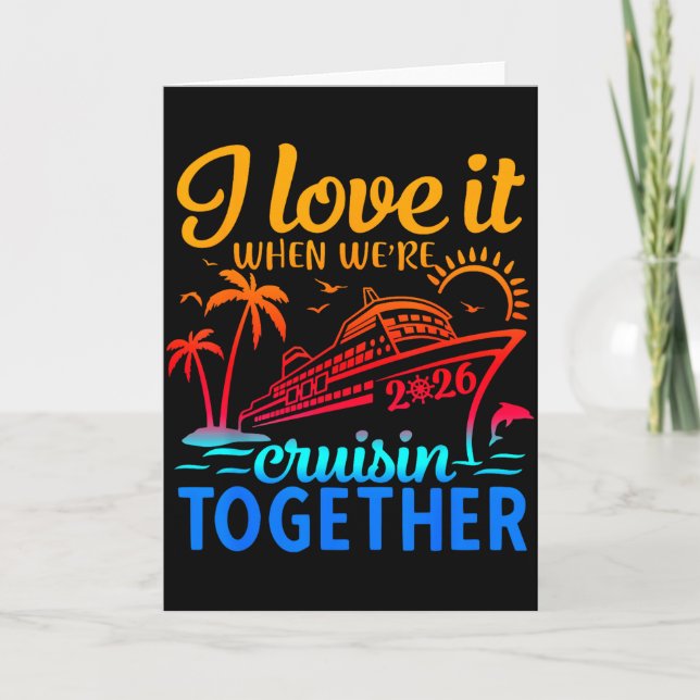 Cartão Cruzeiro em Família 2026 Eu Adoro Quando Estamos C (Frente)