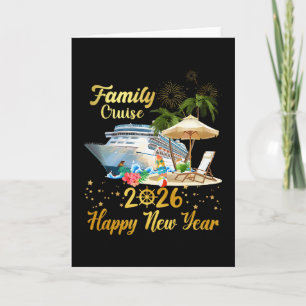 Cartão Cruzeiro em Família 2026 Feliz Ano Novo