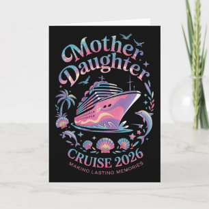 Cartão Cruzeiro Mãe Filha 2026 Viagem de Férias Combinand