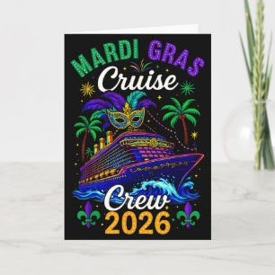 Cartão Cruzeiro Mardi Gras 2026 Carnaval Nova Orleans Hom