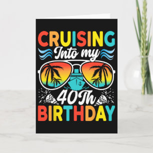 Cartão Cruzeiro Para Meu 40º Aniversário Cruzeiro Familia